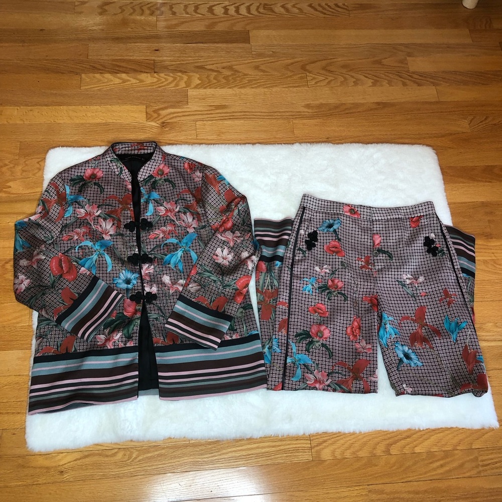 Zara Floral Pantsuit